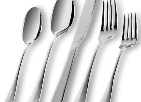Silverware Set, Briout Flatware Set Service for 4 Stainless Steel Cutlery Set 20 Piece Include Upgraded Knife Spoon Fork Mirror Polished, Dishwasher Safe